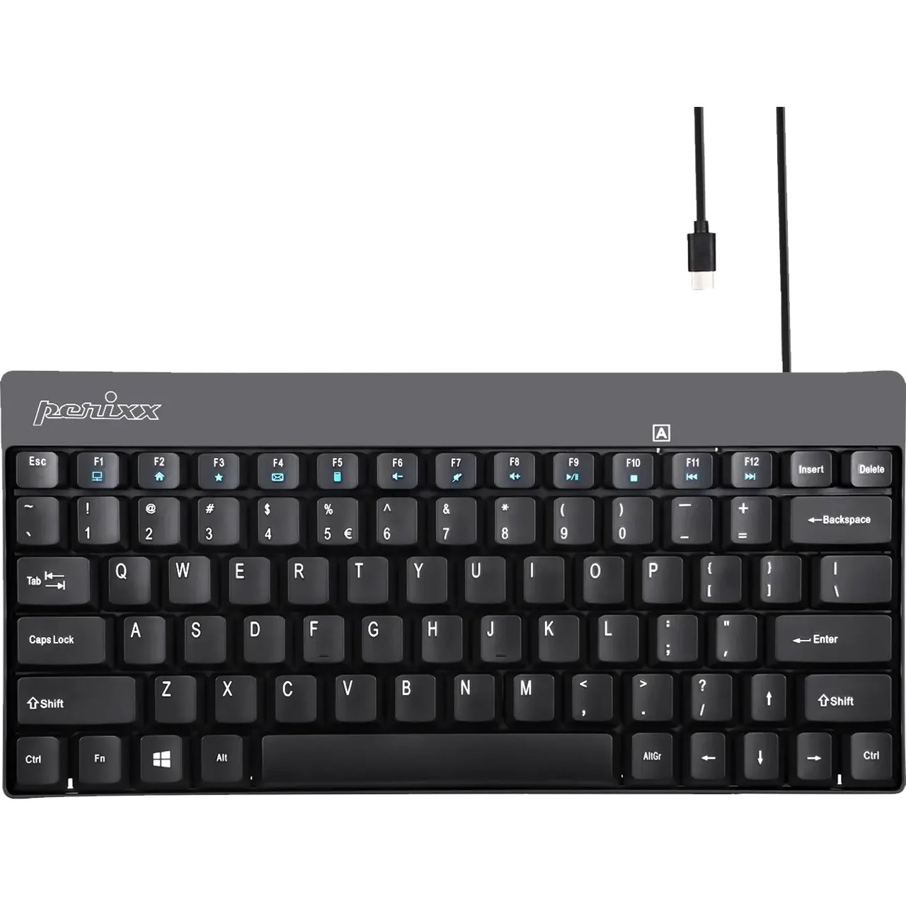 Perixx Periboard-422 USB Deutsch schwarz (kabelgebunden)