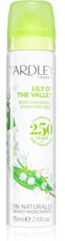Yardley Lily Of The Valley desodorizante em spray para mulheres 75 ml. Lily Of The Valley