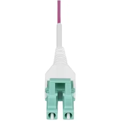 StarTech 7M OM4 MULTIMODE FIBER CABLE UNIBOOT/OFNR RISER/100G (7 m), Netzwerkkabel