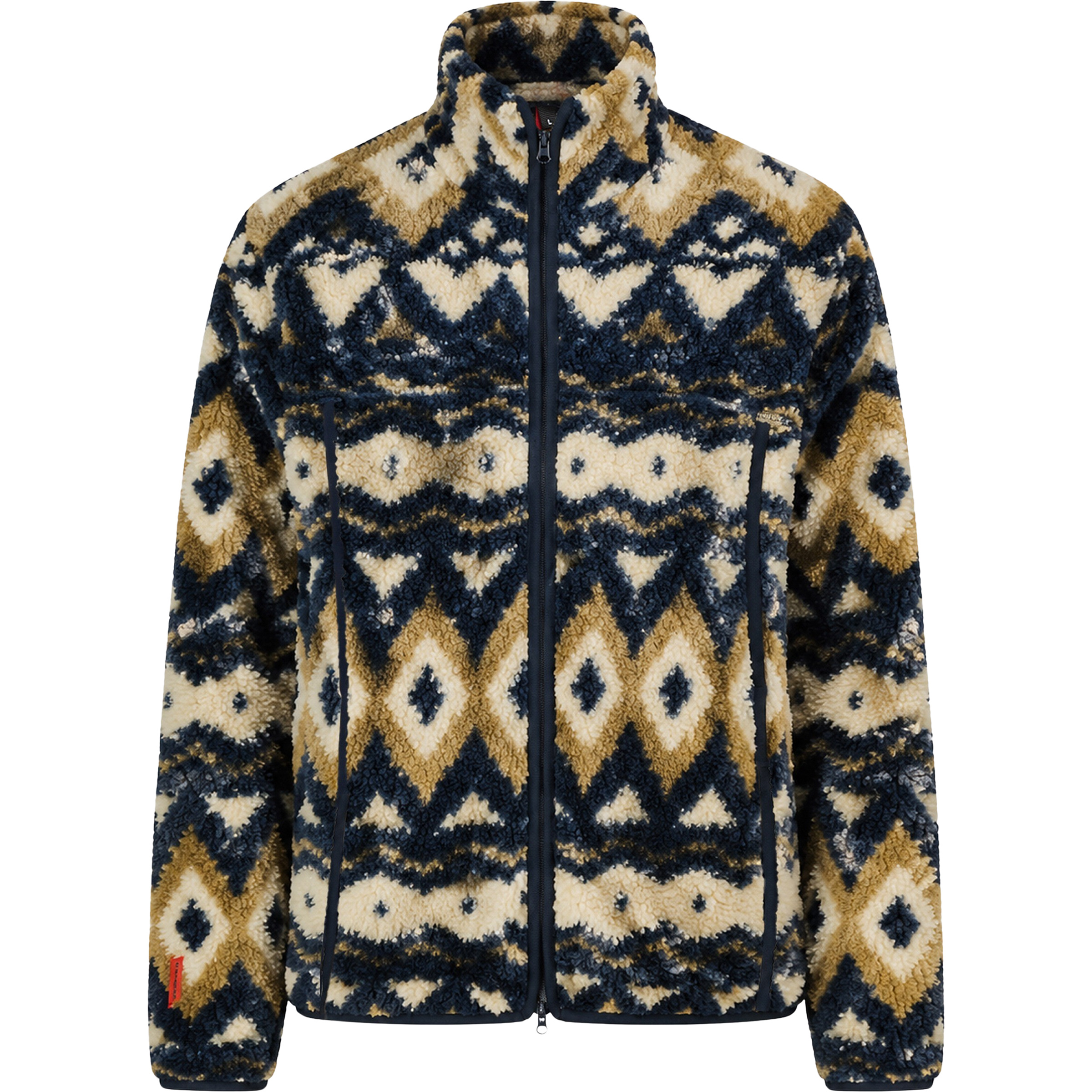 The Mountain Studio Soft Pile Print Damen Fleecejacke mehrfarbig Größe L Lifestyle Atmungsaktiv
