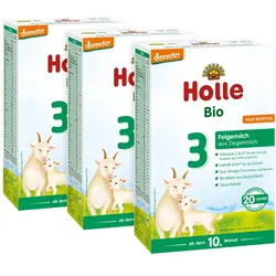 Holle Bio Folgemilch 3 auf Ziegenmilchba 3X400 g