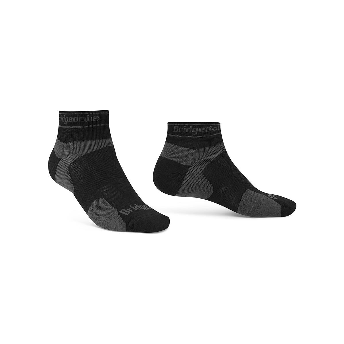 Bridgedale Trail Run Ultralight T2 Merino Sport Low black/grey (816) S 710203-816-S