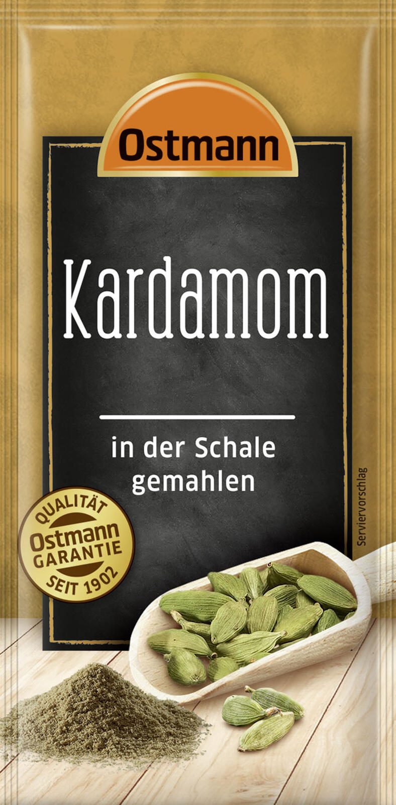 Ostmann Kardamom in der Schale gemahlen 7,5 g 938740