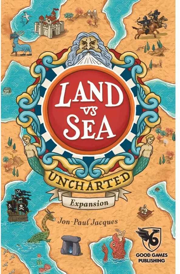 Good Games Publishing Land vs Sea: Uncharted Expansion for Modular Tile-Laying Game with 24 New Tiles and 3 Scoring Mechanisms