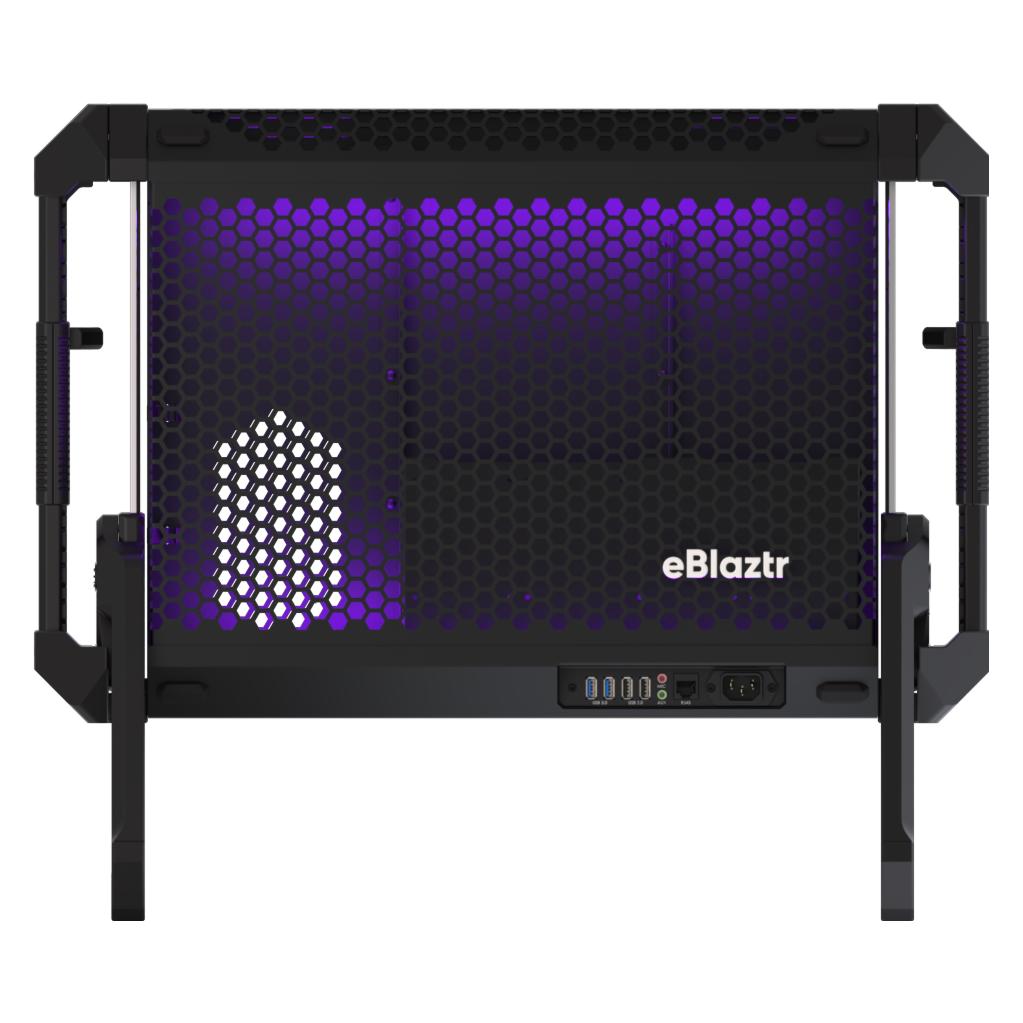 eBlaztr ITX Gaming Desktop Gehäuse schwarz (ITX) (eBl-Bla-Sta-01)