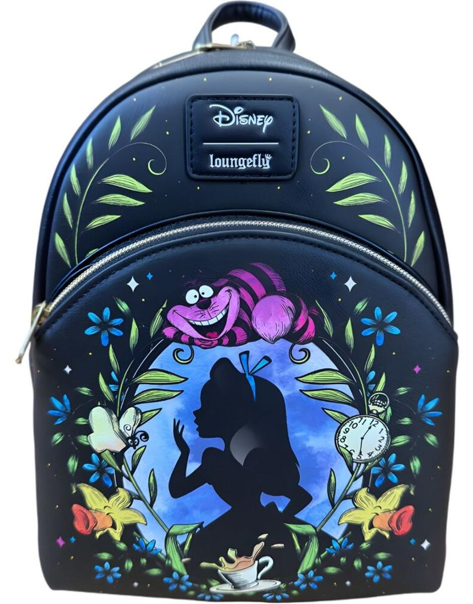 Loungefly Alice in Wonderland Disney Rugzak met Bloemmotief Glow Collectie