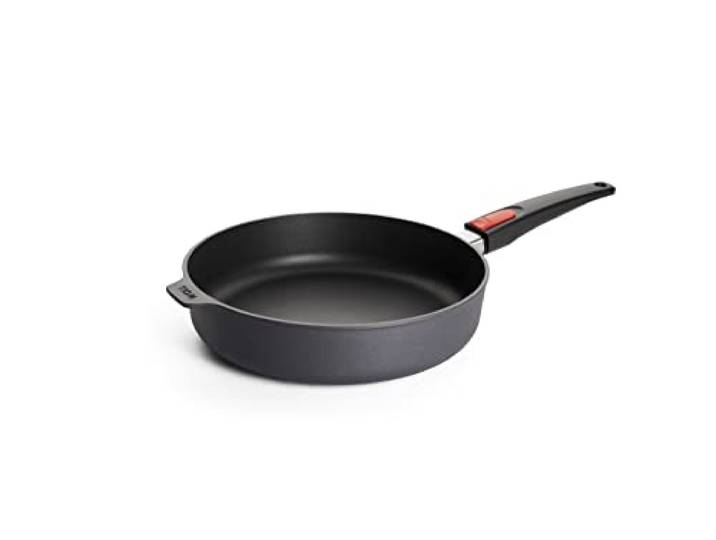 Woll – Diamond Lite Hochrandpfanne Ø 28 cm mit abnehmbarem Stiel – Antihaftpfanne aus Aluminiumguss, backofenfest, geeignet für Ceran, Gas, Elektro & Halogen – Hochrandpfanne – Bratpfanne