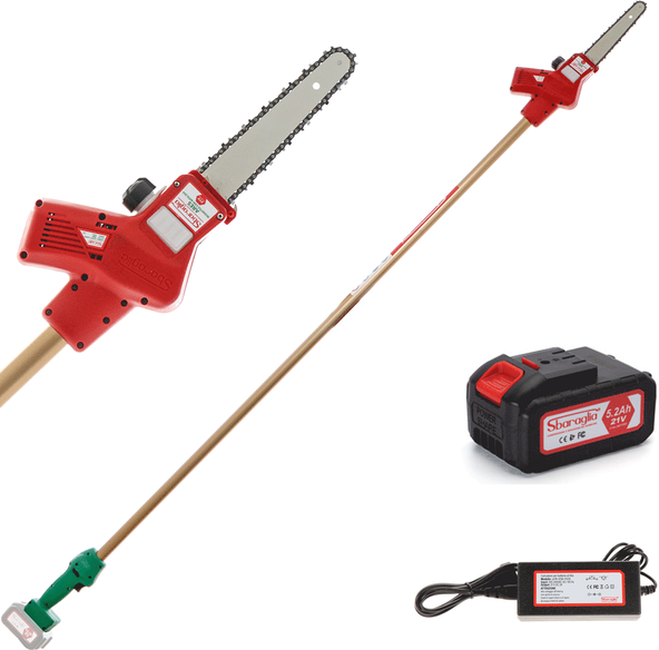 Sbaraglia Ares 21V - Potatore a batteria su asta fissa - 21V/5.2Ah