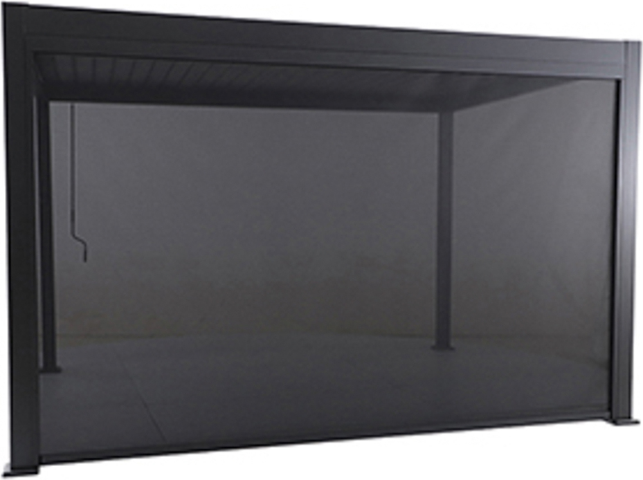 MWH Lino Vorhang Wand Matt Grey