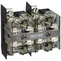 Schneider Electric XEND2641 Hilfsschalter ohne Sprungfunktion, 1W+1S, Fronteinbau, Mittenabstand 40mm