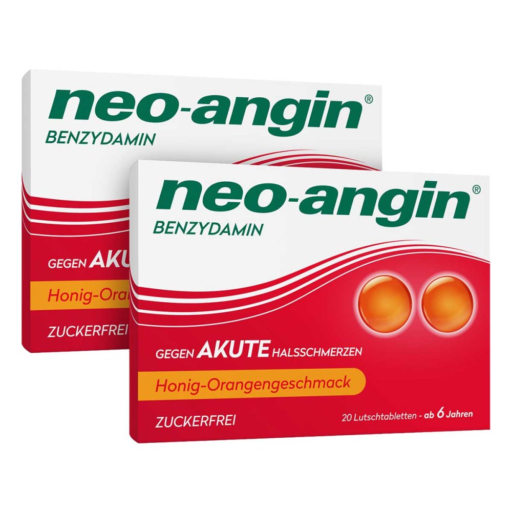 MCM KLOSTERFRAU Vertr. GmbH Neo Angin Benzydamin gegen akute Halsschmerzen Honig-Orange 08102793