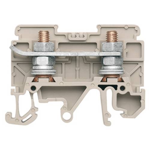Weidmüller 0448460000 Durchgangsklemme Schrauben Dunkelbeige 20St.