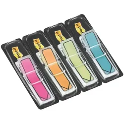 Post-it Index Haftstreifen »Index Pfeile« 43,2 x 11,9 mm, Pastellfarben transparent, 4.32x1.19 cm