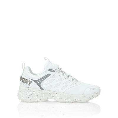 Sneaker PLEIN SPORT "Scratch", Damen, Gr. 37, Normalschaft, weiß (01, weiß), Schuhe Sneaker