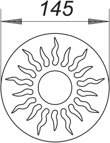 DALLMER Rost AstraStone Sol Individuell, d: 145 501851