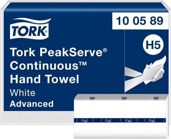 Tork H5 Peakserve Advanced Håndklædeark, 12 Pk.