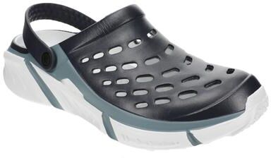 Joybees Adult Trekking Clog (Men's) Casual Shoes in Navy/White, Size 7 M, Plastic
