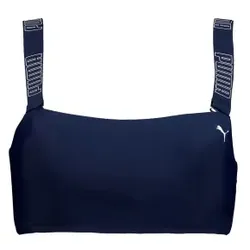 Puma Bandeau Bikini Top Marine X-Small Damen
