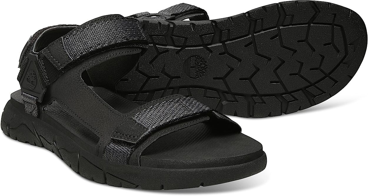 Sandale TIMBERLAND "WINDHAM TRAIL WINDHAM TRAIL SANDAL", Herren, Gr. 40, Synthetik, schwarz (jet schwarz), Textil, Schuhe Sandale jet schwarz 40, Synthetik