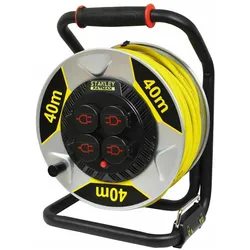 Stanley, Kabelrolle, Verlängerungskabeltrommel 3x1, 16A IP44 (40 m, 1.50 mm2)