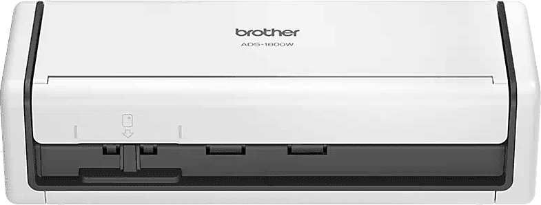 REACONDICIONADO Seminuevo Excelente Escáner portátil - Brother ADS1800W, 600 x ppp, 30 ppm, Wi-Fi, USB-C, WiFi, Blanco