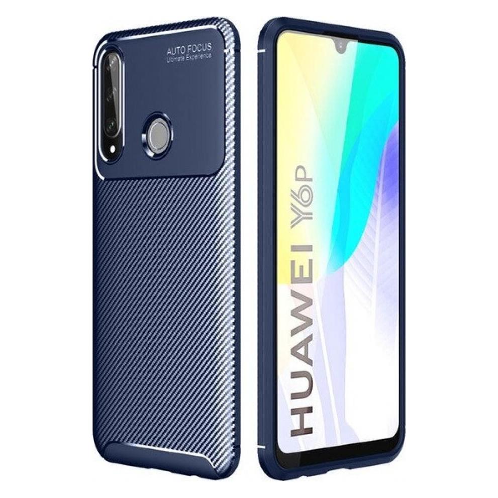 Screenguard Huawei Y6p Hülle Carbon Design TPU Case (Huawei Y6p) (00028163)