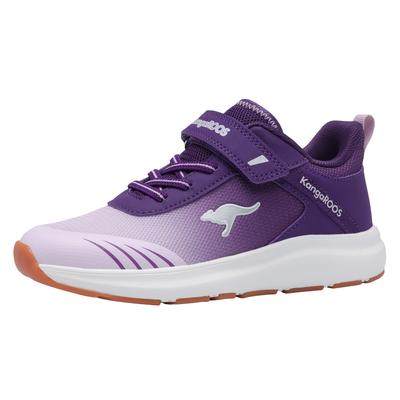 Sneaker KANGAROOS "KB-RIDA EV", Mädchen, Gr. 36, atmungsaktiv, lila (acai, orchid), Mesh, Synthetik, Schuhe Sneaker, Nicht abfärbende Sohle