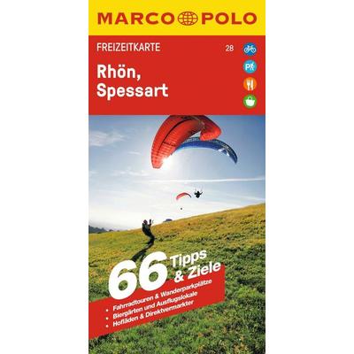 MARCO POLO Freizeitkarte 28 Rhön, Spessart 1:110.000, Sonstige von , MairDuMont, 978-3-575-02277-6