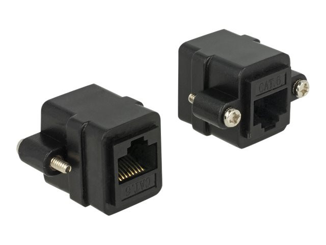 Delock 85124 RJ45 Adapter Cat6 onafgeschermd Bu/Bu