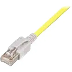 2x Wirewin Cat.6A LED Patchkabel 5m gelb (S/FTP, CAT6a, 5 m), Netzwerkkabel
