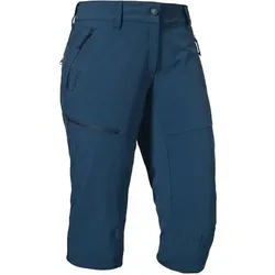 SCHÖFFEL Damen Hose kurz Pants Caracas2, Größe 38 in Blau Blau