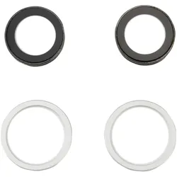 Rücken- /Hauptkamera-Linse mit Rahmen, passend für iPhone 11, weiß
