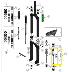 DVO Lufteinheit OTT, 160-180mm, 29", Onyx 38 D1 OTT
