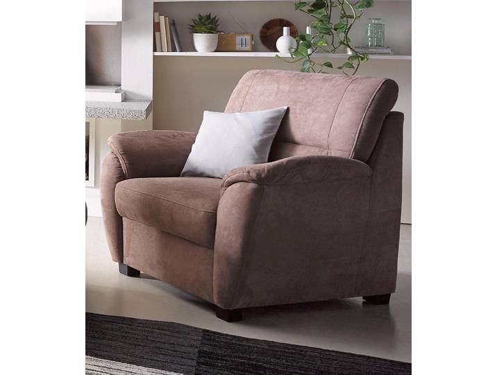 Sessel SIT & MORE Pandora , braun (schoko), B:103cm H:91cm T:90cm, Luxus-Microfaser ALTARA NUBUCK (100% Polyester);Luxus-Microfaser (100% Polyester);Luxus-Microfaser ALTARA NUBUCK (100% Polyester), Sessel, Sessel