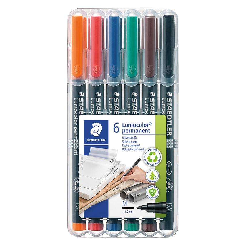 Staedtler Lumocolor permanent (6x) (317-WP6)