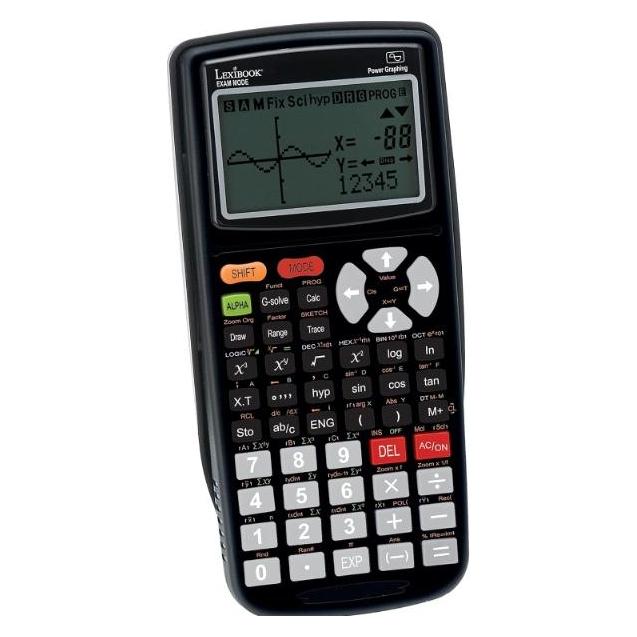 Lexibook Grafik-Taschenrechner mit Prüfungsmodus (Batteriebetrieb) (40035670)