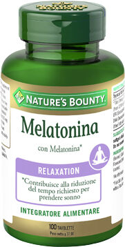 Nature' S Bounty Nature's Bounty Melatonina 100 Tavolette
