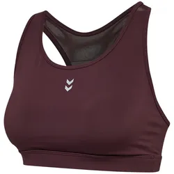 hummel hmlPULSE Mid Support Sport-BH Damen 8016 - fudge S