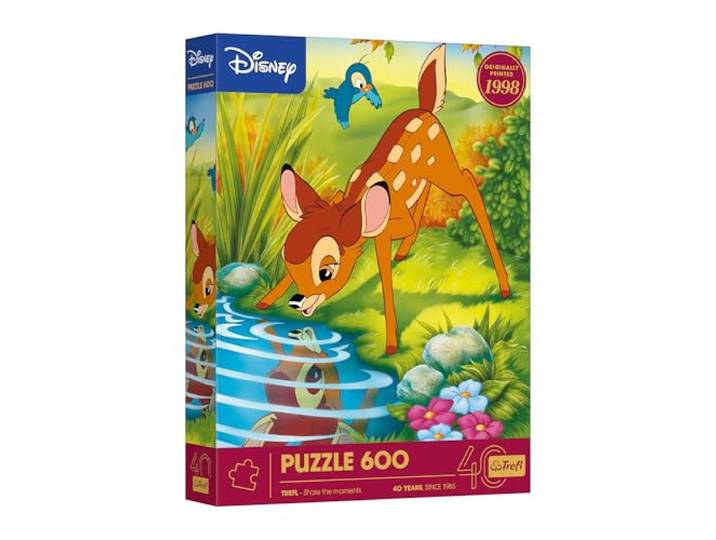 Trefl - 40e verjaardag van Trefl: Disney, Bambi - Puzzel met 600 stukjes