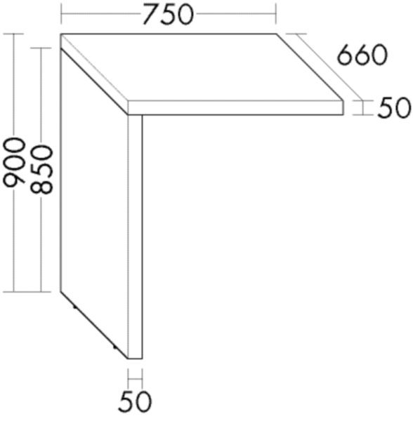 Burgbad Wamaverkleidung KPFL.Matt 900x750x660 Salbeigrau Matt, WPDS075LA0352 WPDS075LA0352