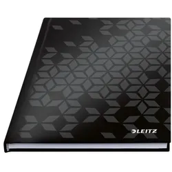 Leitz Notizbuch »WOW« liniert A5 160 Seiten schwarz
