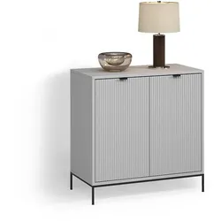 KOMMODE Aterno Grau mit 2 Türen