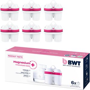 BWT BWT Filterkartusche Magnesium Mineralized Water, für  Tischwasserfilter, 6 Stück