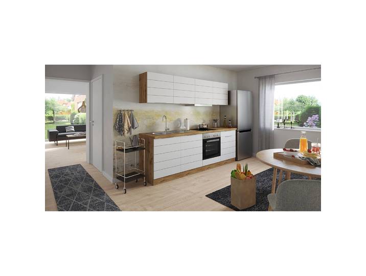 Hängeschrank Florenz 60 x 57 x 34cm Weiß/Matt Weiß