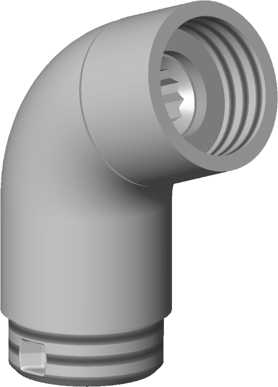 mamelon enfichable Dornbracht 04240418900-09 cpl. 2000 /2x20, qualité laiton