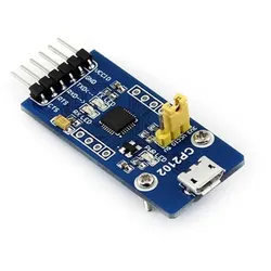 Waveshare CP2102 micro USB zu UART Brücke, USB-zu-Seriell, 12Mbit/s, 300bps-1Mbit/s, 3,3V-5V