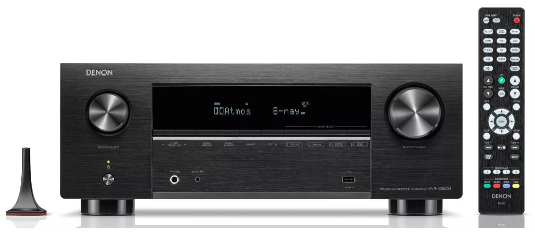 Denon AVCX3800HBKE2, 105 W, 11.1.4 Kanäle, Stereo, 135 W, AAC, ALAC, DSD, DTS, FLAC, MP3, WAV, WMA, MPEG