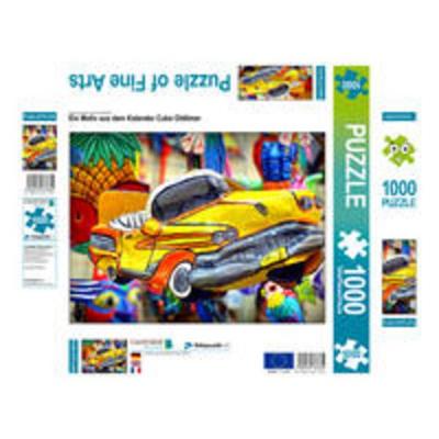 CALVENDO Puzzle Ein Motiv aus dem Kalender Cuba Oldtimer | 1000 Teile Lege-Größe 64x48cm Foto-Puzzle für glückliche Stunden
