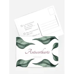 Antwortkarten für Ihre Feier selbst gestalten mit Spruch und Fotos im Onlinedesigner bei Meine-Kartenmanufaktur.de