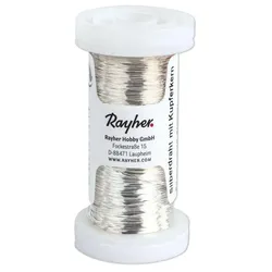 Rayher Basteldraht silber 0.3 mm x 100 m